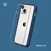犀牛盾iPhone 14 (6.1吋) Mod NX 防摔邊框背蓋兩用手機保護殼 - 海軍藍