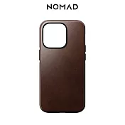 美國NOMAD 嚴選Classic皮革保護殼-iPhone 14 Pro(6.1＂) 棕