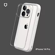 犀牛盾iPhone 14 Pro (6.1吋) Mod NX 防摔邊框背蓋兩用手機保護殼 - 白