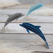 【芬蘭製】lovi 海洋系列-悠遊海豚 湖水藍