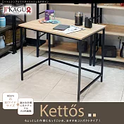 JP Kagu 台灣製工業風工作桌 -寬90cm(電腦桌/辦公桌/書桌) 原木色