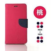 ASUS Zenfone 9 5G 玩色系列 磁扣側掀(立架式)皮套 桃色