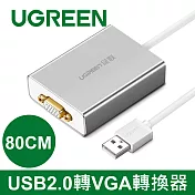 綠聯 80CM USB2.0轉VGA轉換器