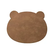 LIND DNA NUPO 兒童皮革餐墊 （小熊、自然）