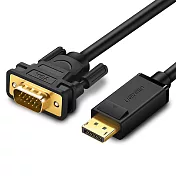 綠聯 1.5M DP轉VGA傳輸線 Display Port 1.1V  male to VGA male cable