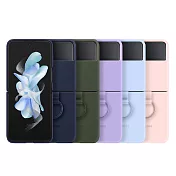 SAMSUNG Galaxy Z Flip4 原廠矽膠薄型背蓋 (附指環扣) 藍色