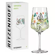 【德國 RITZENHOFF】夏露系列- 求愛蜂鳥高腳水晶杯 / 544ml