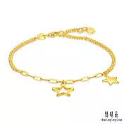 【點睛品】雙子星 黃金手鍊_計價黃金