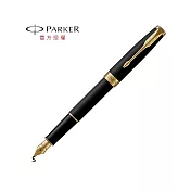 PARKER 新卓爾系列 鋼筆 霧黑金夾