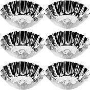 《tescoma》菊花蛋塔模6入 | 點心烤模 - 6cm