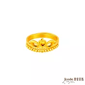 J’code真愛密碼金飾 甜心公主黃金戒指