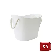 《八幡化成》棉繩收納籃(白XS) | 整理籃 置物籃 儲物箱