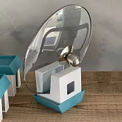 《八幡化成》小屋鍋蓋鏟匙架 | 湯勺架 鍋鏟架 廚具收納 - 湖藍