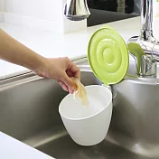 《八幡化成》吸盤廚餘收納桶(綠1L) | 回收桶 垃圾桶 餿水桶