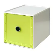 《八幡化成》抽屜整理收納箱(草綠16.5cm) | 整理籃 置物籃 儲物箱