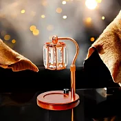 【Les nez 香鼻子】北歐香氛水晶燈融蠟燈 流光玫瑰金