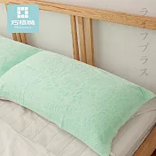絨面緹花枕巾-80x48cm-2條入x1包-綠色