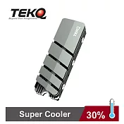 【TEKQ】Super Cooler PCIe NVMe M.2 2280 SSD 散熱條 散熱片 散熱器 N91 無 銀色