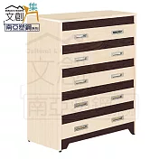 【文創集】亞蘭仕 環保3尺南亞塑鋼五斗櫃/收納櫃 時尚雙色