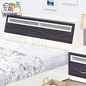 【文創集】菲力 環保5尺雙人南亞塑鋼床頭箱(不含床底&床墊) 時尚雙色