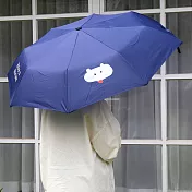 【U】Romane －DONATDONAT 三折雨傘 Polar Bear(藍)