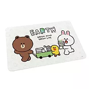 【LINE Friends】珪藻土吸水地墊 環保系列 珪藻土 地墊 (60*39*0.9cm) 綠色生活