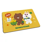 【LINE Friends】軟式珪藻土吸水地墊 珪藻土 地墊 (60*40*0.5cm) 零食購物