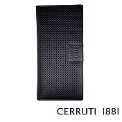 【Cerruti 1881】限量2折 義大利頂級小牛皮12卡長夾 全新專櫃展示品(黑色 CEPU05541M)