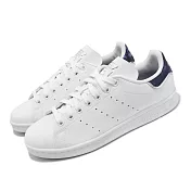 adidas 休閒鞋 Stan Smith W 女鞋 白 藍 銀 小白鞋 經典 史密斯 三葉草 愛迪達 GY9395