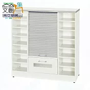 【文創集】南亞塑鋼 賴恩多彩3.3尺上捲門下單抽鞋櫃(二色可選) 絨毛灰雙色