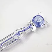 皮爾卡登 Pierre Cardin   貓咪水晶筆+筆擱 - 藍