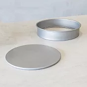 《KitchenCraft》點心烤模 | 8吋圓形不沾活動蛋糕模(銀)