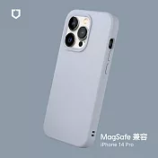 犀牛盾 iPhone 14 Pro (6.1吋) SolidSuit (MagSafe 兼容) 防摔背蓋手機保護殼- 循環灰