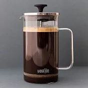 《La Cafetiere》玻璃法式濾壓壺 | 泡茶器 冷泡壺 沖茶器 法壓壺 咖啡壺 奶泡杯 - 簡約銀1L