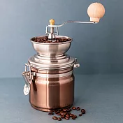 《La Cafetiere》咖啡研磨機 手動磨粉機 | 銅面手搖咖啡磨豆機 銅面手搖咖啡磨豆機