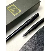 3952老山羊-葛瑪蘭 黑冰 黑漆鋼尖鋼筆