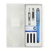 皮爾卡登 Pierre Cardin i-Share 鋼筆+鋼珠筆套組 - 藍