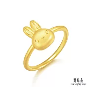 【點睛品】PetChat 兔子 黃金戒指_計價黃金(港圍13號)