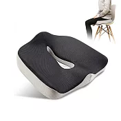 美臀紓壓美姿曲線坐墊 全黑