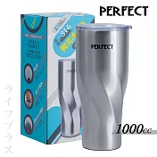 PLUS PERFECT晶鑽316不鏽鋼陶瓷冰霸杯-1000ml-1入組