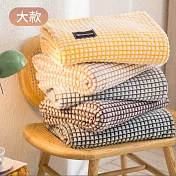 CS22 日式簡約牛奶絨蓋毯3色(180cm*200cm) 卡其