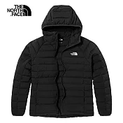 The North Face 保暖防潑水 可打包 男羽絨外套-NF0A7W7PJK3 S 黑