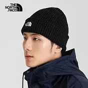 The North Face LOGO布標休閒  男女毛帽-NF0A3FJWJK3 黑