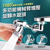 多功能機械臂增壓旋轉水龍頭