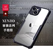 XUNDD訊迪 軍事防摔 iPhone 14 6.1吋 鏡頭全包覆 清透保護殼 手機殼 (海軍藍)