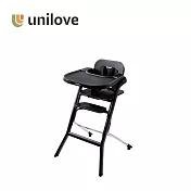 unilove 英國 Grow With Me 兒童高腳成長餐椅 -  松露黑