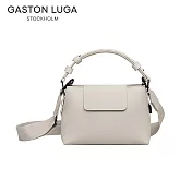 GASTON LUGA Splashini 個性防水斜挎側背包 - 奶油白