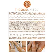 【The One】歐美時尚金屬感紋身貼(小)-10-巴洛克