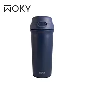 【WOKY 沃廚】All-P輕芯鈦瓷雙飲保溫瓶500ml(5色可選) 藍色