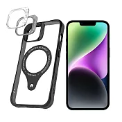 JTLEGEND for iPhone 14 6.1 Hybrid Cushion DX 超軍規防摔殼-內嵌Mag磁圈 黑色